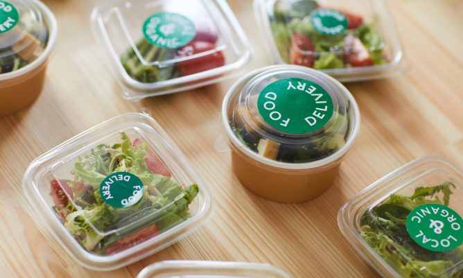 Organic Food Delivery Close Up